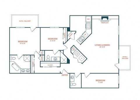 The Annex C1 Floor Plan